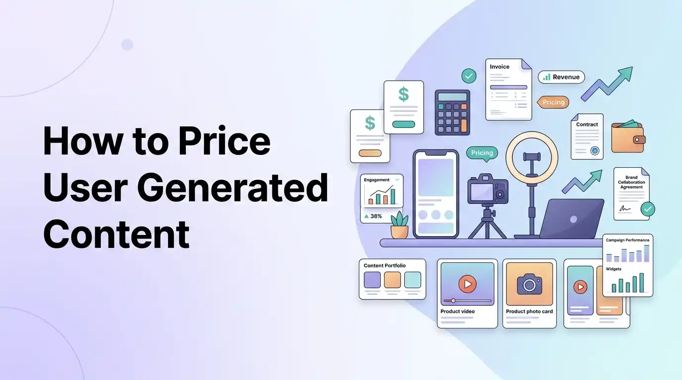 UGC Pricing Guide: How to Price User Generated Content as a Creator